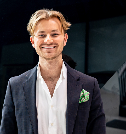 Portrett av Christoffer Hjelpdahl